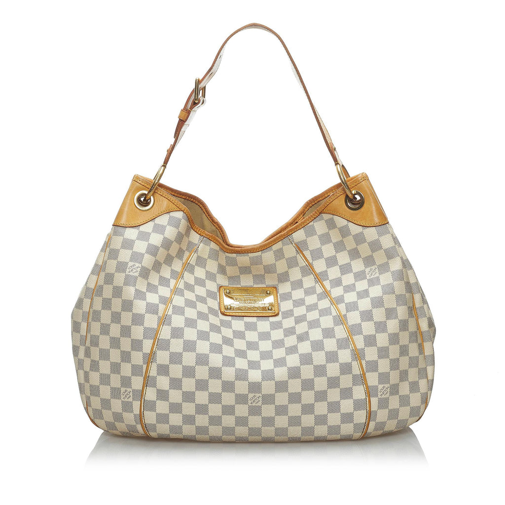 Louis Vuitton Damier Azur Galliera GM - White Hobos, Handbags