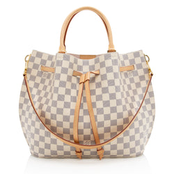 Louis Vuitton - Authenticated Girolata Handbag - Leather Beige Plain for Women, Very Good Condition