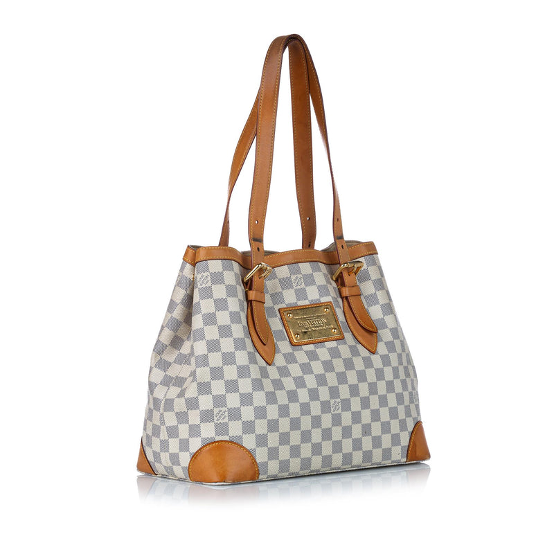 Louis Vuitton Damier Azur Hampstead MM (SHG-MyQyyF) – LuxeDH