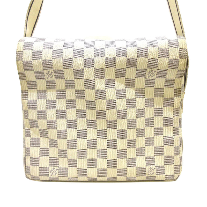 Louis Vuitton Naviglio White Damier Azur Canvas Messenger Bag