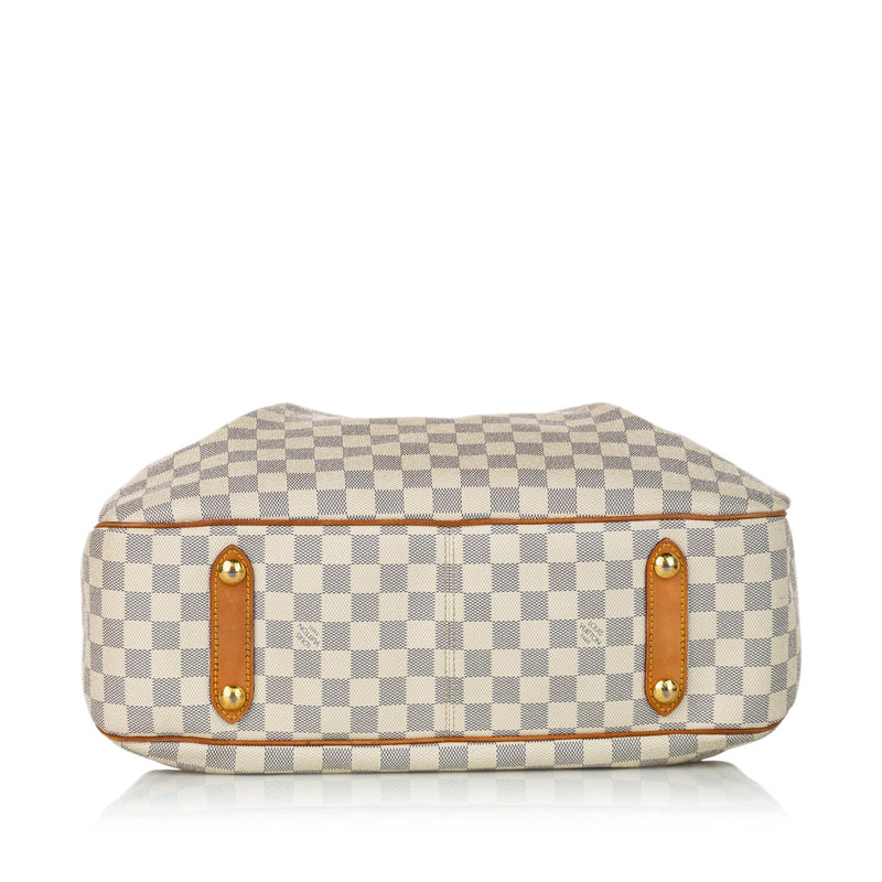LV Siracusa GM Damier Azur Coated Canvas with Leather and Gold Hardware  #GLREU-2 – Luxuy Vintage