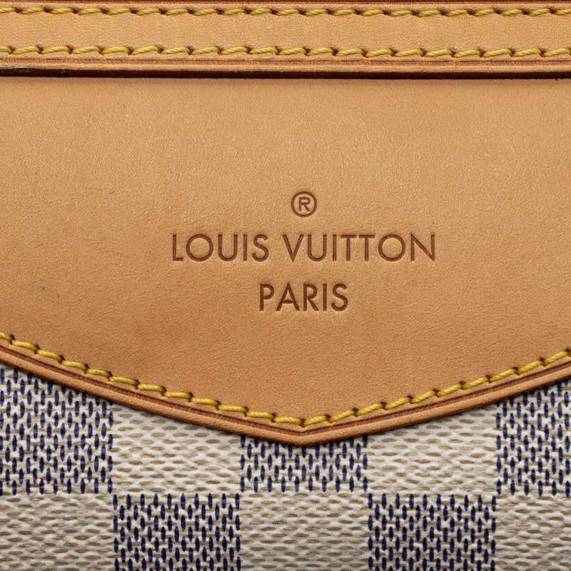 Louis Vuitton Damier Azur Siracusa PM Shoulder Bag (SHF-JlsstH