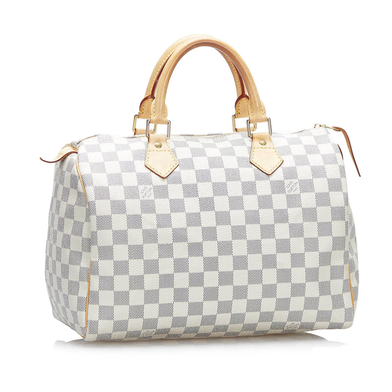 Louis Vuitton 'Speedy 30 Damier Azur' Bag, Gently Used