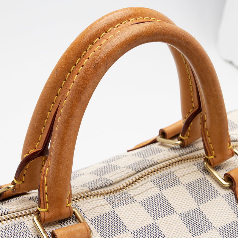 Louis Vuitton Damier Azur Speedy 35 Satchel (SHF-Sjma9Y) – LuxeDH