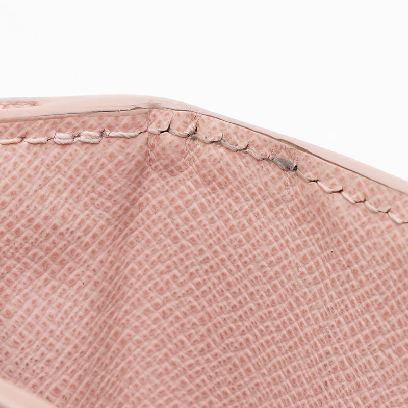 Louis Vuitton LV GHW Zoe Wallet Damier Azur Pink/White N60292　W/Box