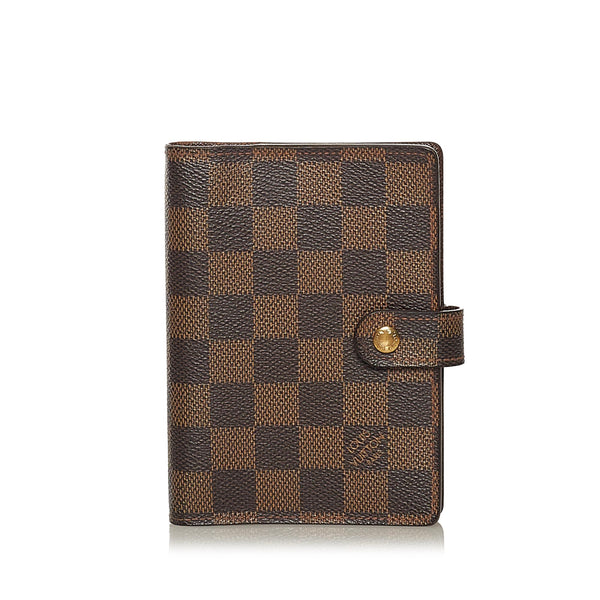 Louis Vuitton Damier Ebene Agenda PM (SHG-34417)