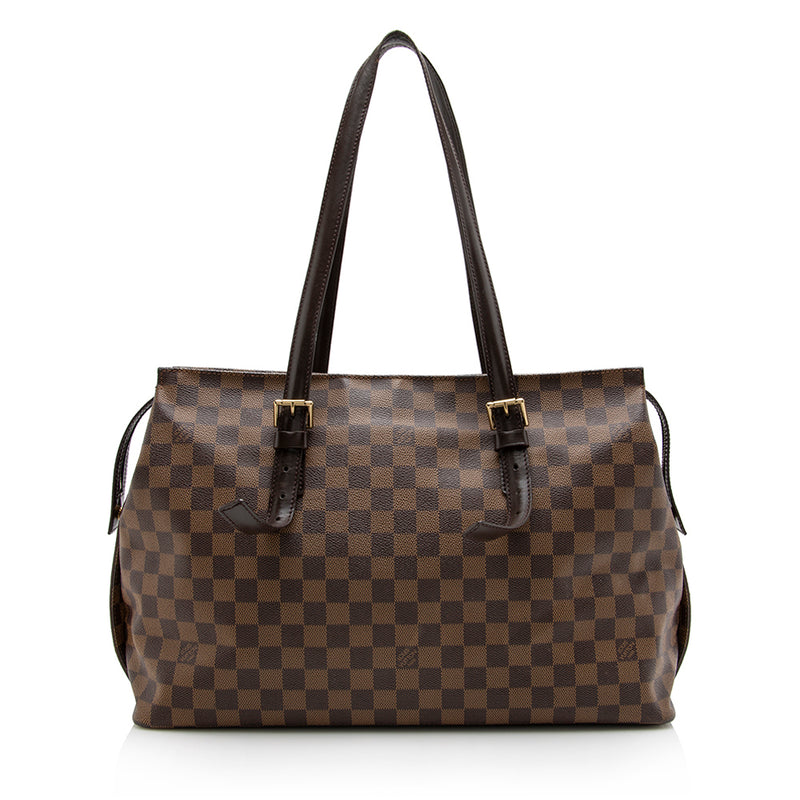 Louis Vuitton Damier Ebene Chelsea Tote Shoulder Bag