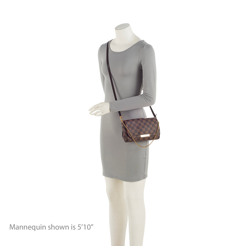 Louis Vuitton Damier Ebene Verona PM Shoulder Bag (SHF-23437) – LuxeDH