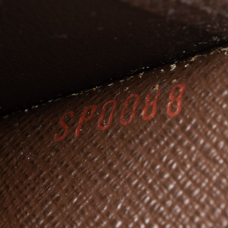 Louis Vuitton, Bags, Authentic Louis Vuitton Brown Damier Ebene Canvas  Leather Florin Bifold Wallet