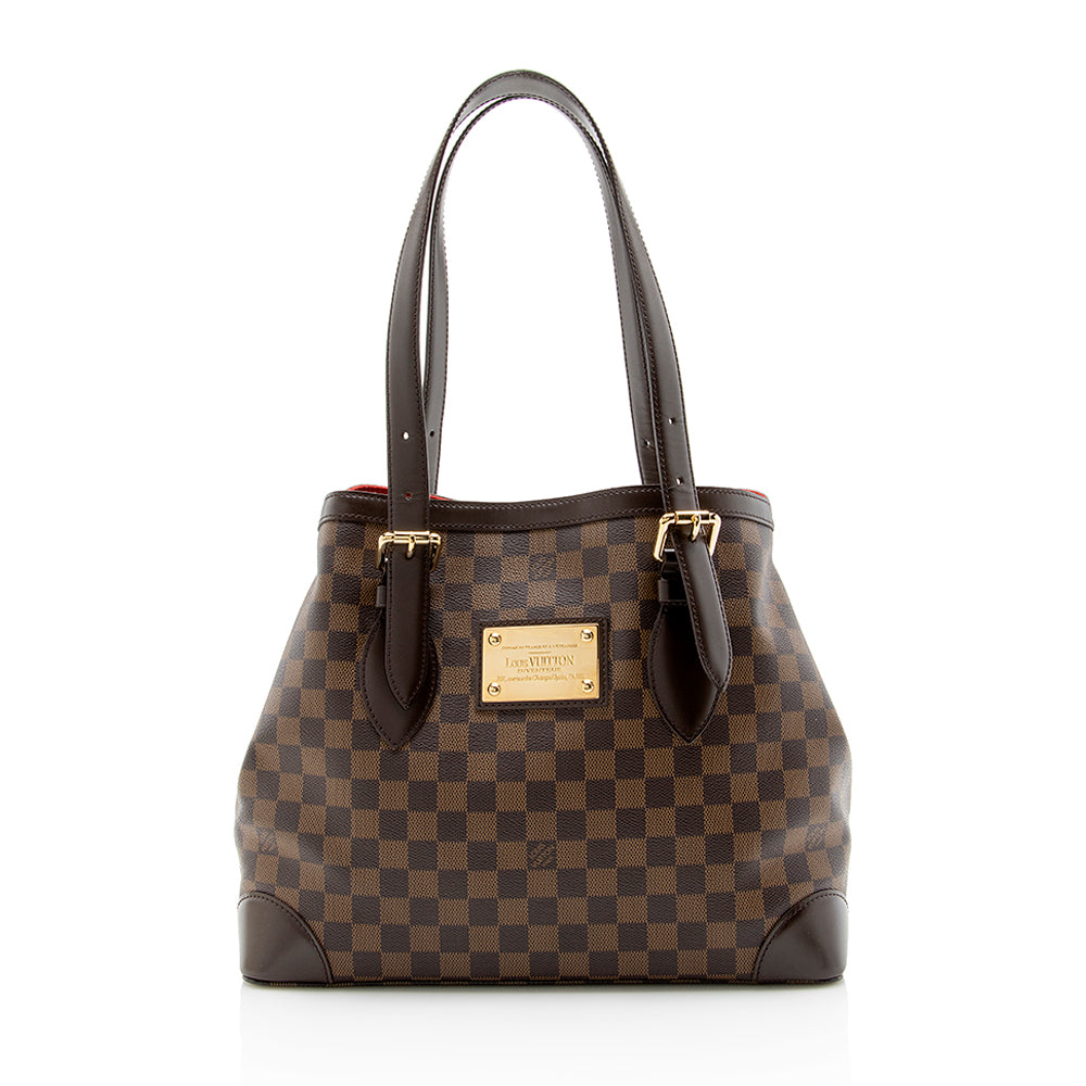 Louis Vuitton Damier Ebene Hampstead Mm Tote Bag