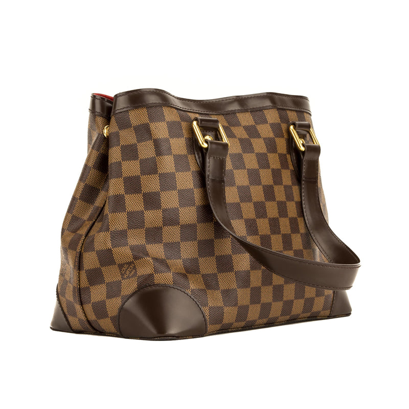 Louis Vuitton, Bags, Authenticity Guaranteed Louis Vuitton Damier  Hampstead Pm Shoulder Tote Bag