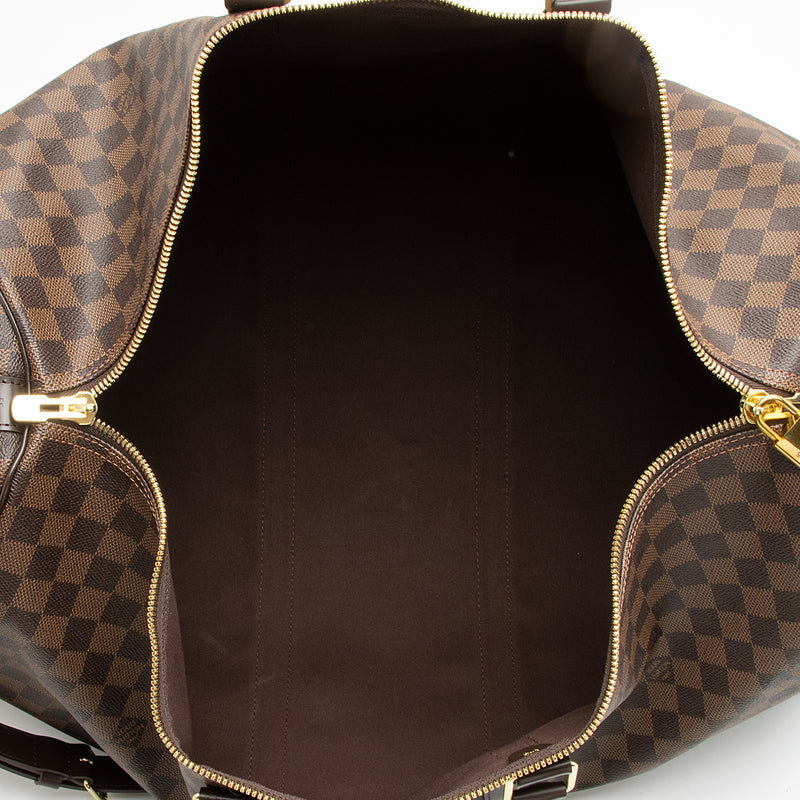 Louis Vuitton Damier Ebene Keepall Bandouliere 55 Duffle Bag (SHF-oHjW –  LuxeDH