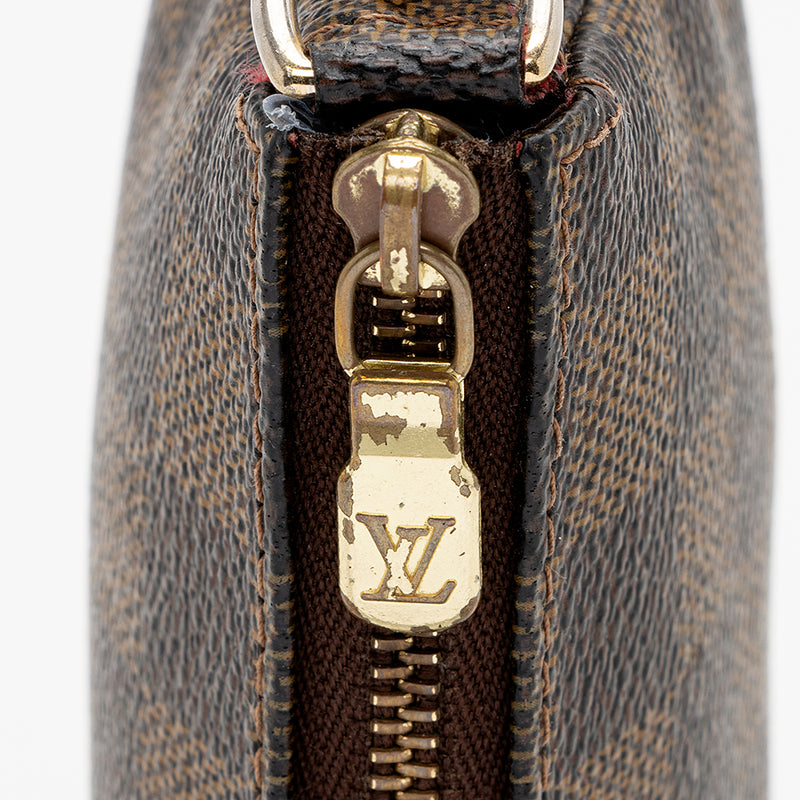 Authentic Louis Vuitton Mini Pochette Accessories Damier Ebene MADE IN 🇫🇷