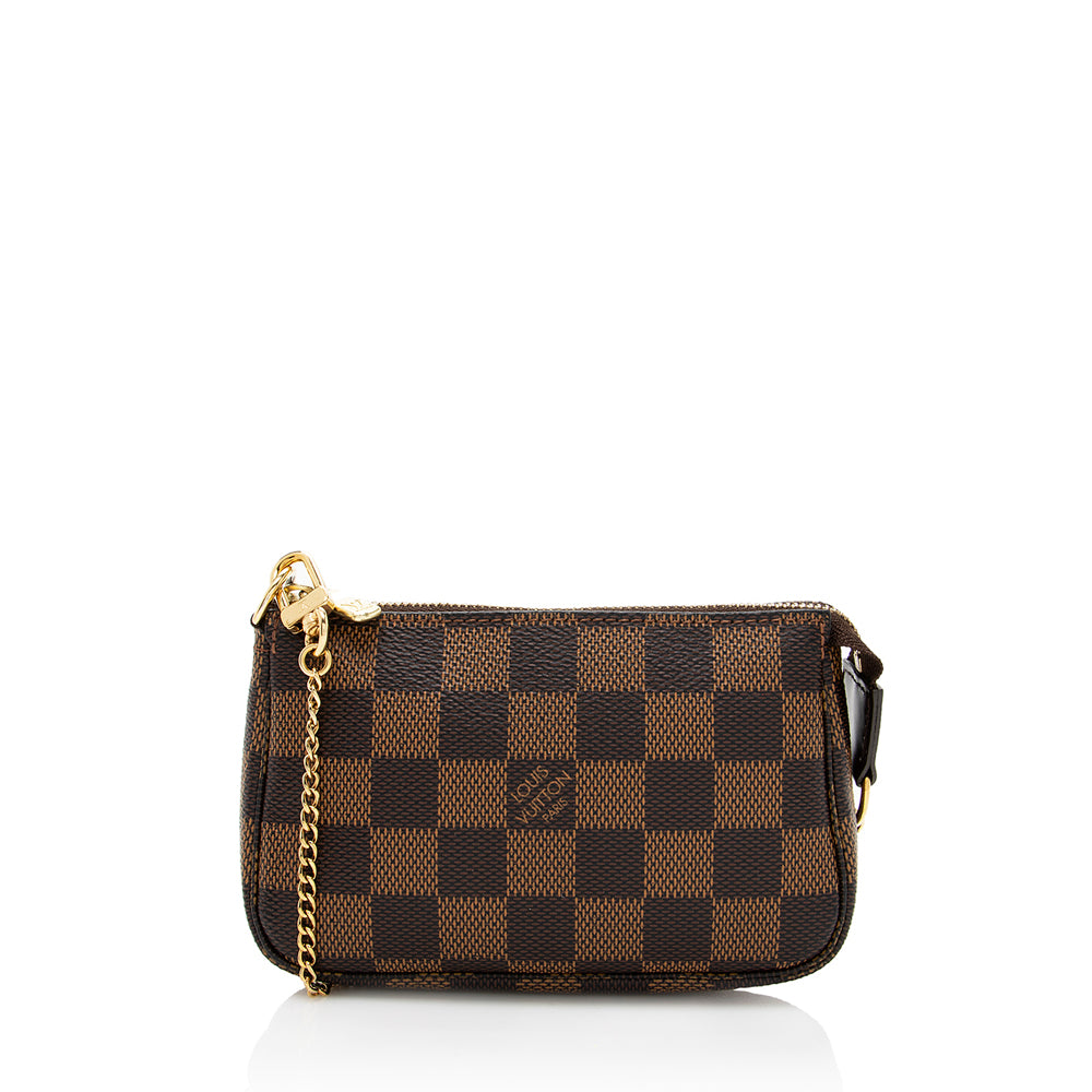 Louis Vuitton, Bags, Sold New Louis Vuitton Mini Pochette Damier Ebene