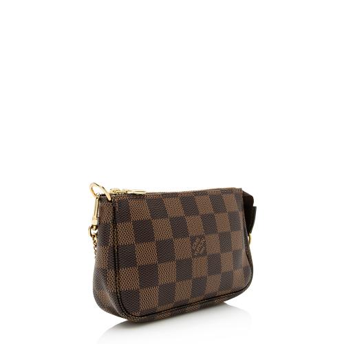 Bags  Louis Vuitton Mini Pochette Damier Ebene Authentic