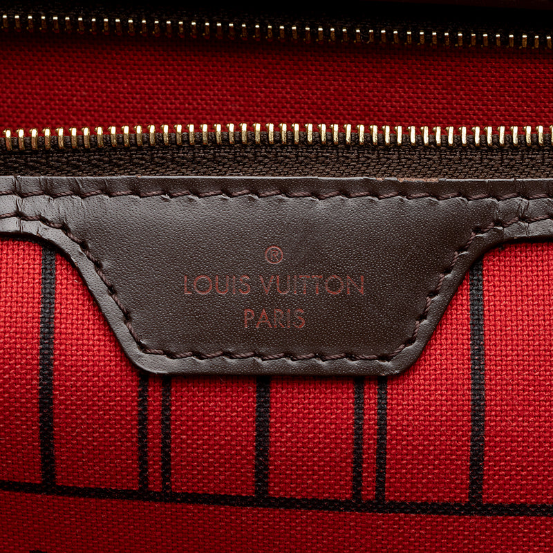 Louis Vuitton Damier Ebene Neverfull GM Tote (SHF-20007) – LuxeDH
