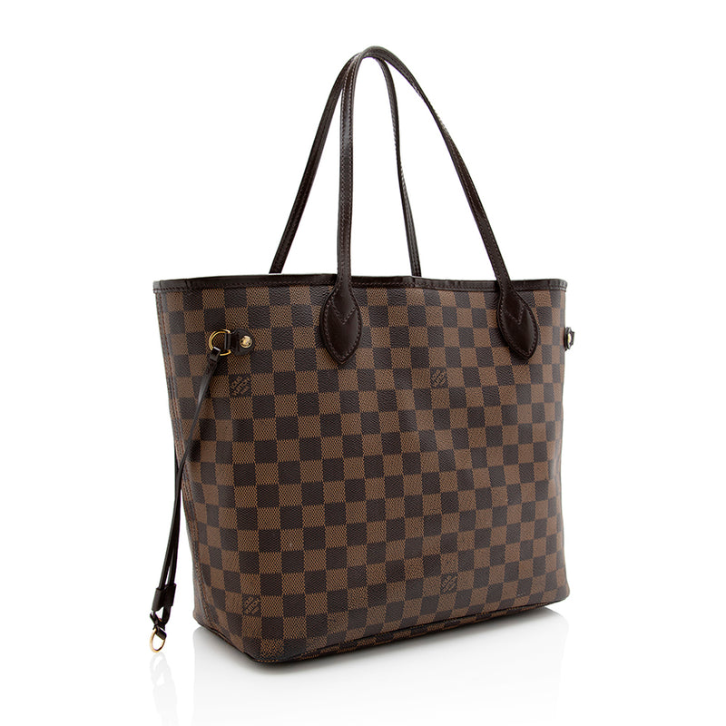 Louis Vuitton Neverfull MM Damier Ebene Tote - A World Of Goods