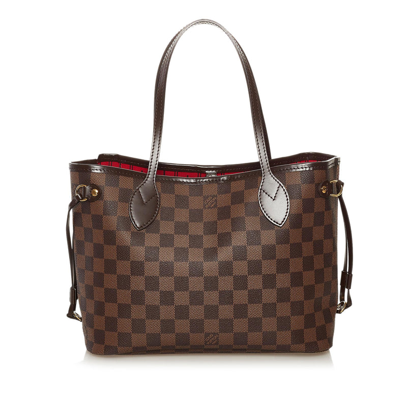 LOUIS VUITTON Never full PM Damier WomenTote Bag Brown Discontinued  produ