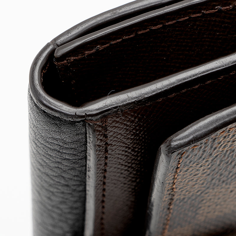 Normandy Compact Wallet Damier Ebene – Keeks Designer Handbags