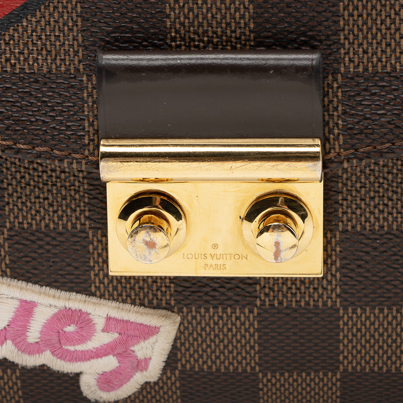 Louis Vuitton Croisette - Damier Ebene Leather Type: Damier Ebene Hardware:  gold tone Condition: 9.9 Comes With: bandeau, strap, box…