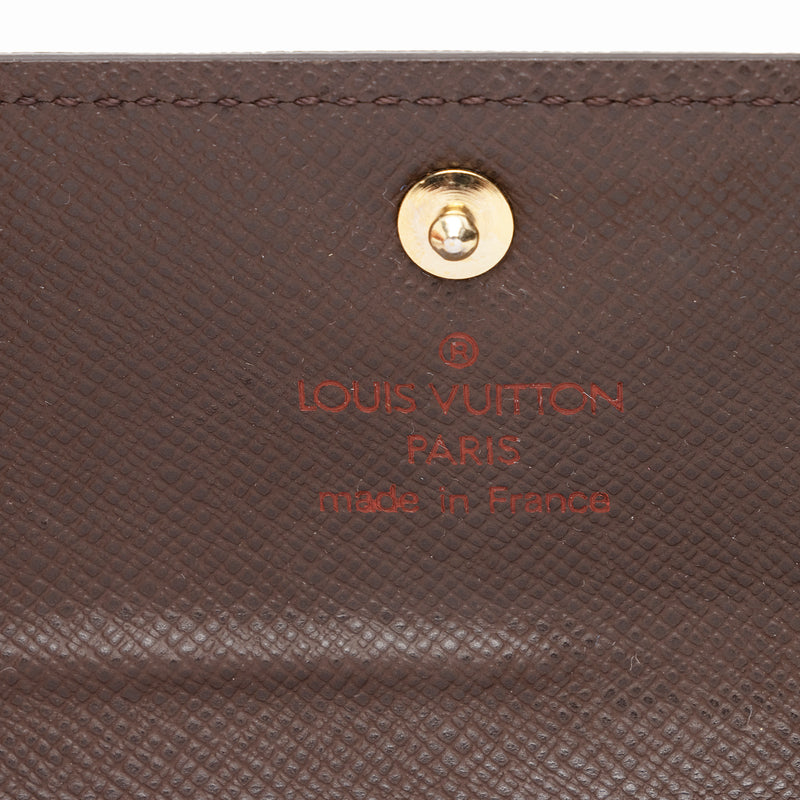 Louis Vuitton Damier Ebene Porte Monnaie Plat Coin Purse, Louis Vuitton  Small_Leather_Goods