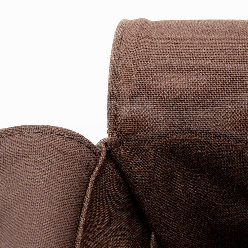 Louis Vuitton Damier Messenger Melville Leather Fabric Brown