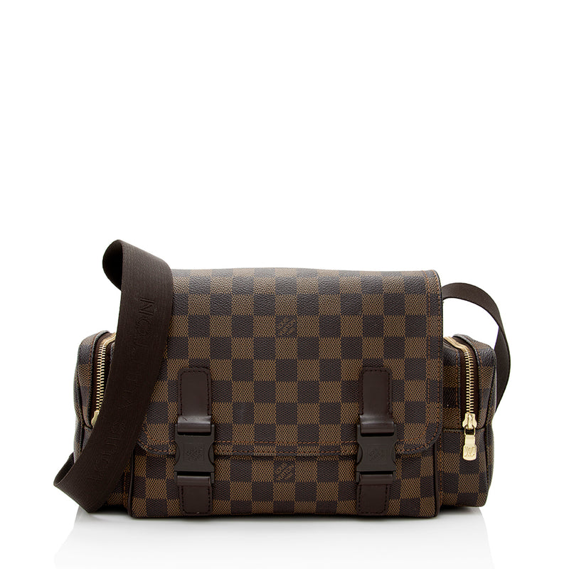 Reporter leather crossbody bag Louis Vuitton Brown in Leather