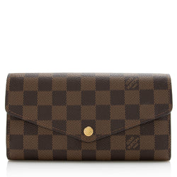 Louis Vuitton Sarah Wallet Brown Damier Ebene