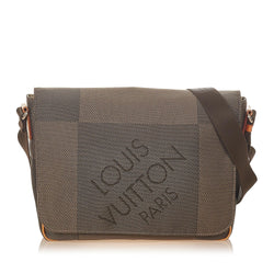 Louis Vuitton Damier Geant Terre Messenger Bag - Black Messenger
