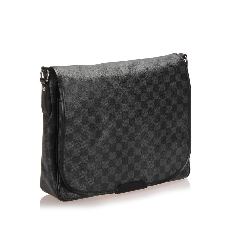 Buy Louis Vuitton District Messenger Bag (Damier Graphite, MM) at