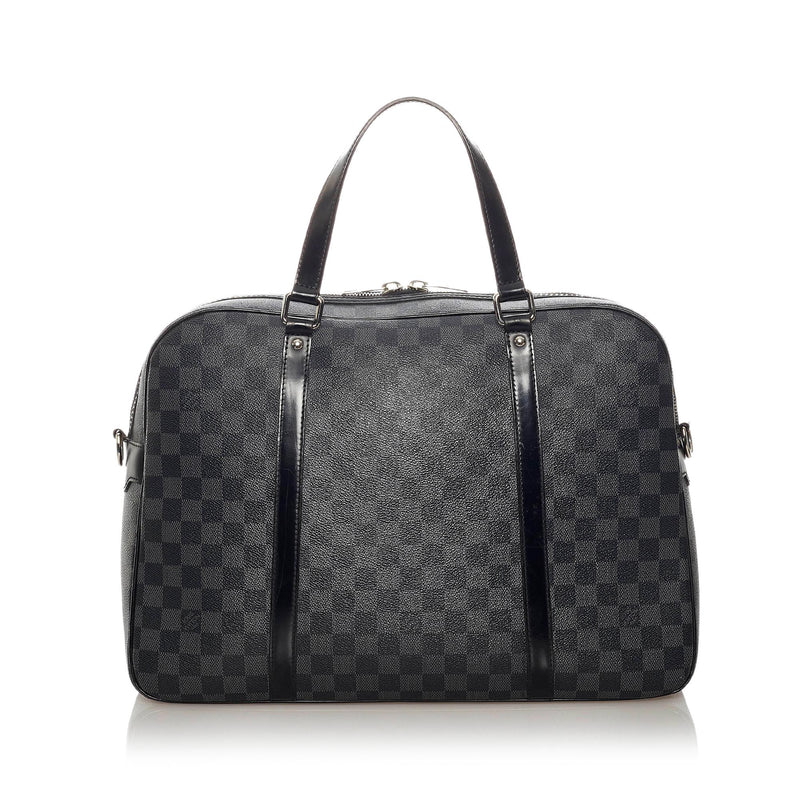Louis Vuitton Jorn Damier Graphite Canvas Top Handle Bag on SALE