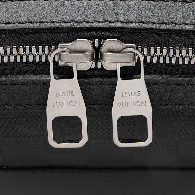Shop Louis Vuitton DAMIER INFINI 2019 SS Strap Tambour Calf Infini