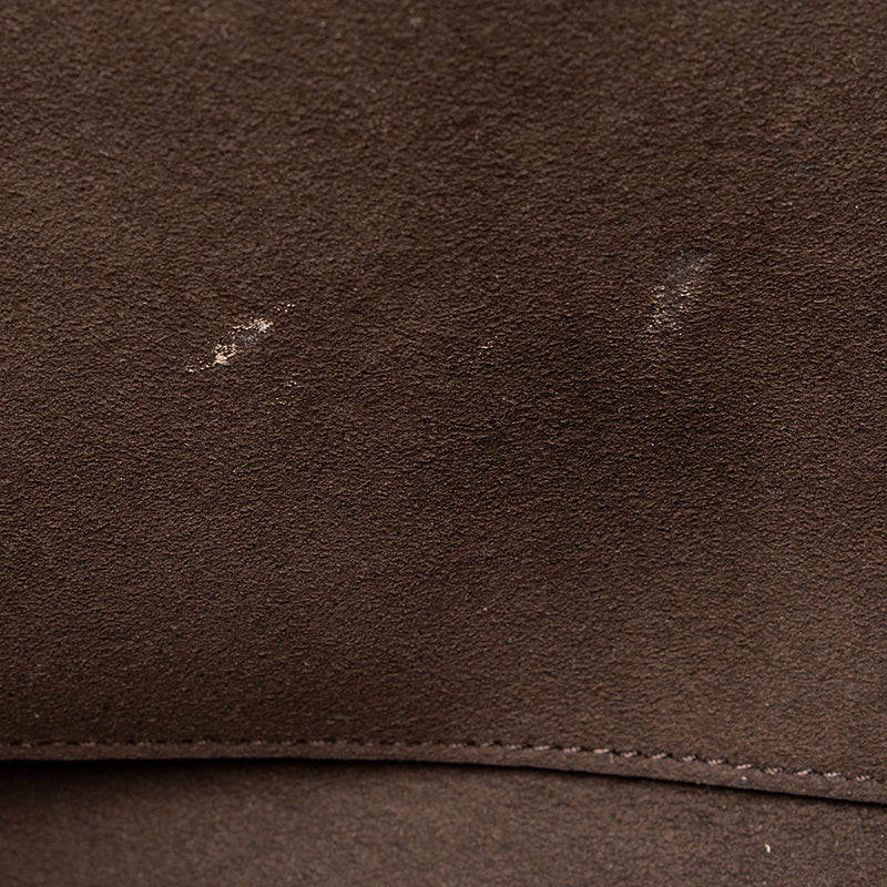 Louis Vuitton Brown Embossed Leather Paris Souple Whisper PM