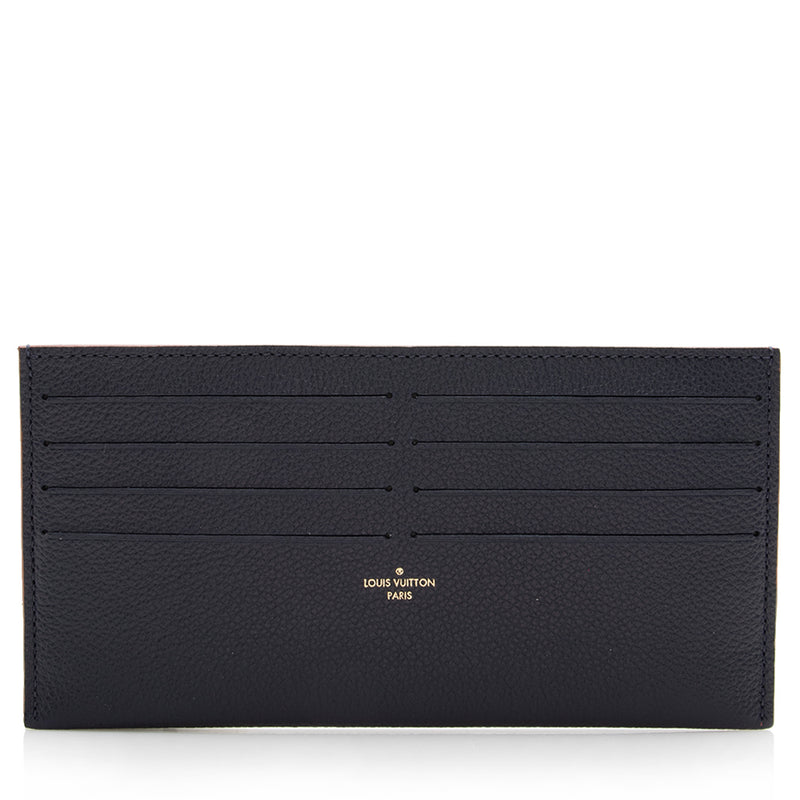 Louis Vuitton Black Monogram Empreinte Leather Card Holder Louis Vuitton