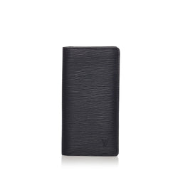 Pre-owned Louis Vuitton X Brazza Wallet Epi Black