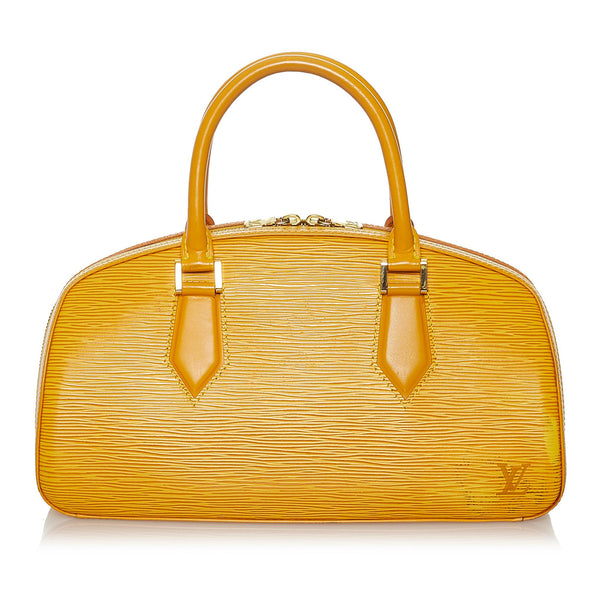 Jasmine Top handle bag in Epi Leather, Gold Hardware
