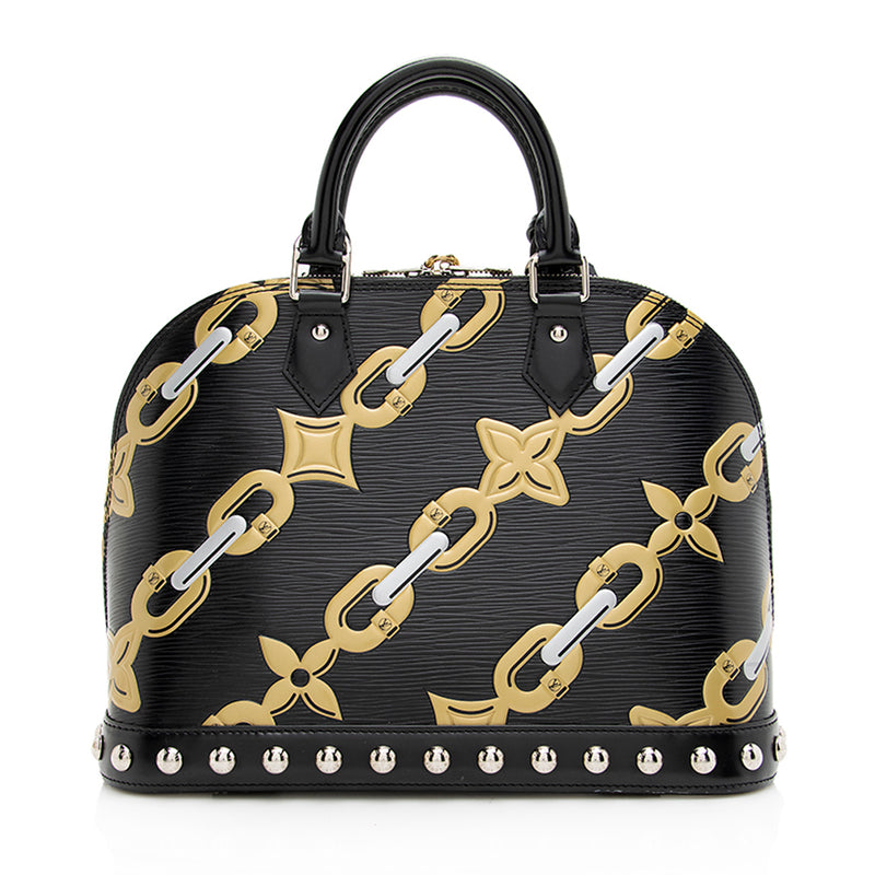 Louis Vuitton Chain It Top Handle Bag Monogram Canvas Leather PM