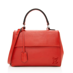 Louis Vuitton Louis Vuitton Cluny Red Epi Leather Shoulder Bag