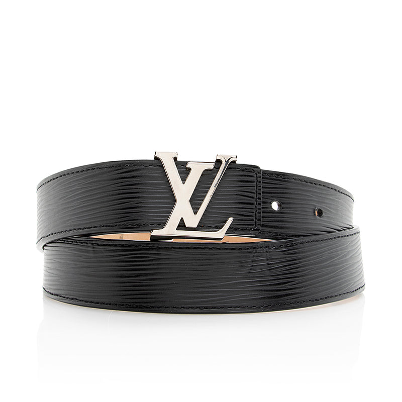 Louis Vuitton - Authenticated Initiales Belt - Leather White for Women, Very Good Condition