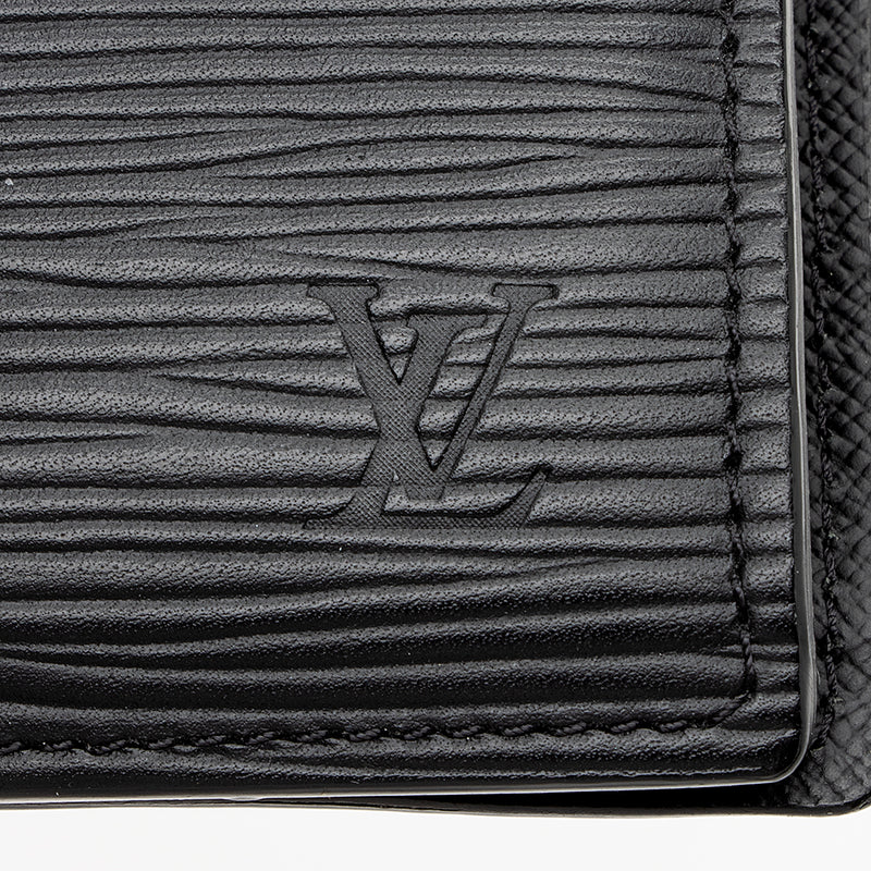 Louis Vuitton Portefeuille Marco Black Epi Wallet