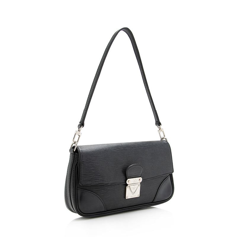 Authentic Louis Vuitton Black Epi Leather Segur Bag