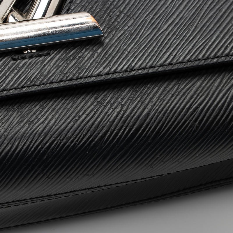Louis Vuitton Calfskin Check Monogram Twist MM Shoulder Bag (SHF
