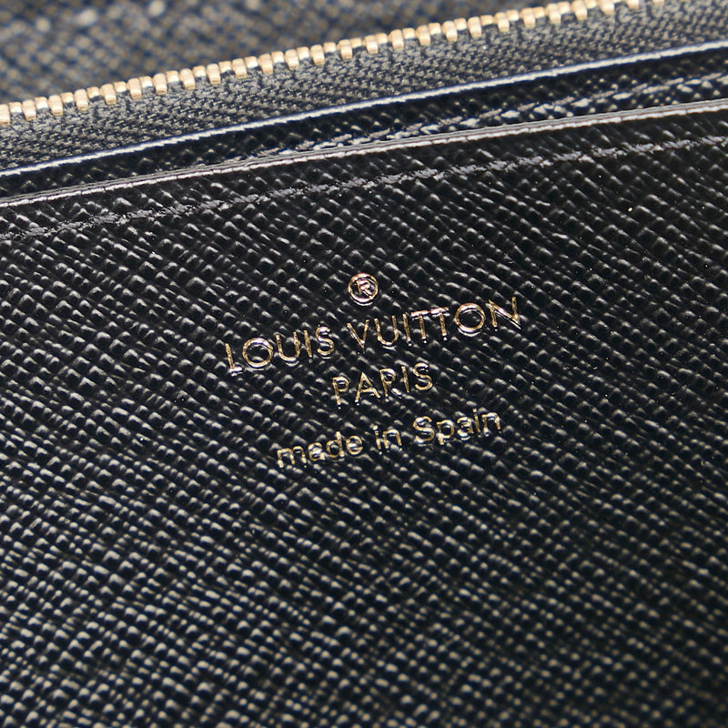 Louis Vuitton Limited Chain Flower Long Zippy Wallet Zip Around 1029lv34