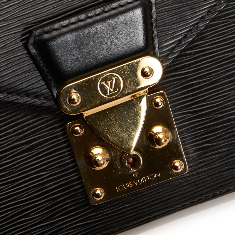 Vintage Louis Vuitton Dragonne Clutch Brown Epi Leather