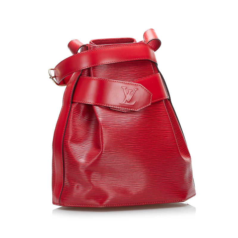 Past auction: A red Epi Sac D'epaule bag, Louis Vuitton