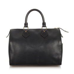 Louis Vuitton Black Epi Speedy 30