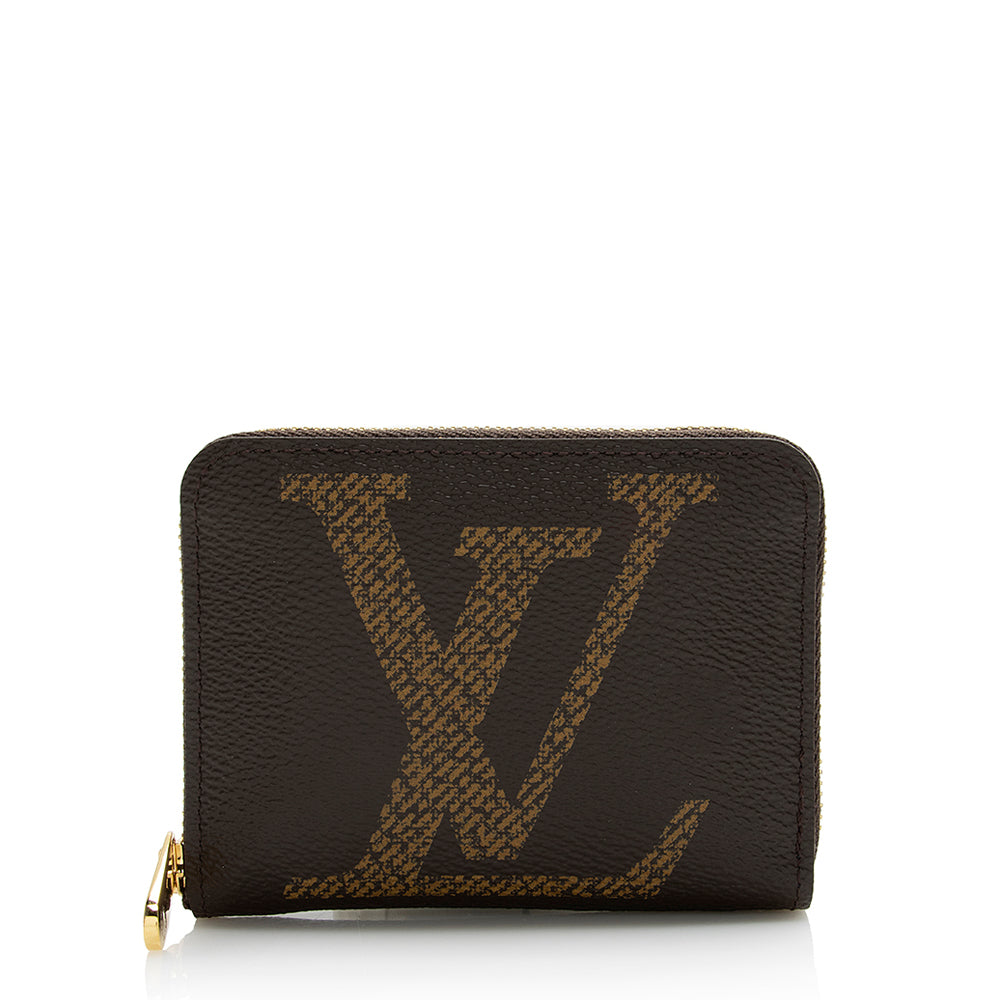 Louis Vuitton Zippy Coin Purse Monogram Giant Brown in Coated  Canvas/Leather with Gold-tone - US