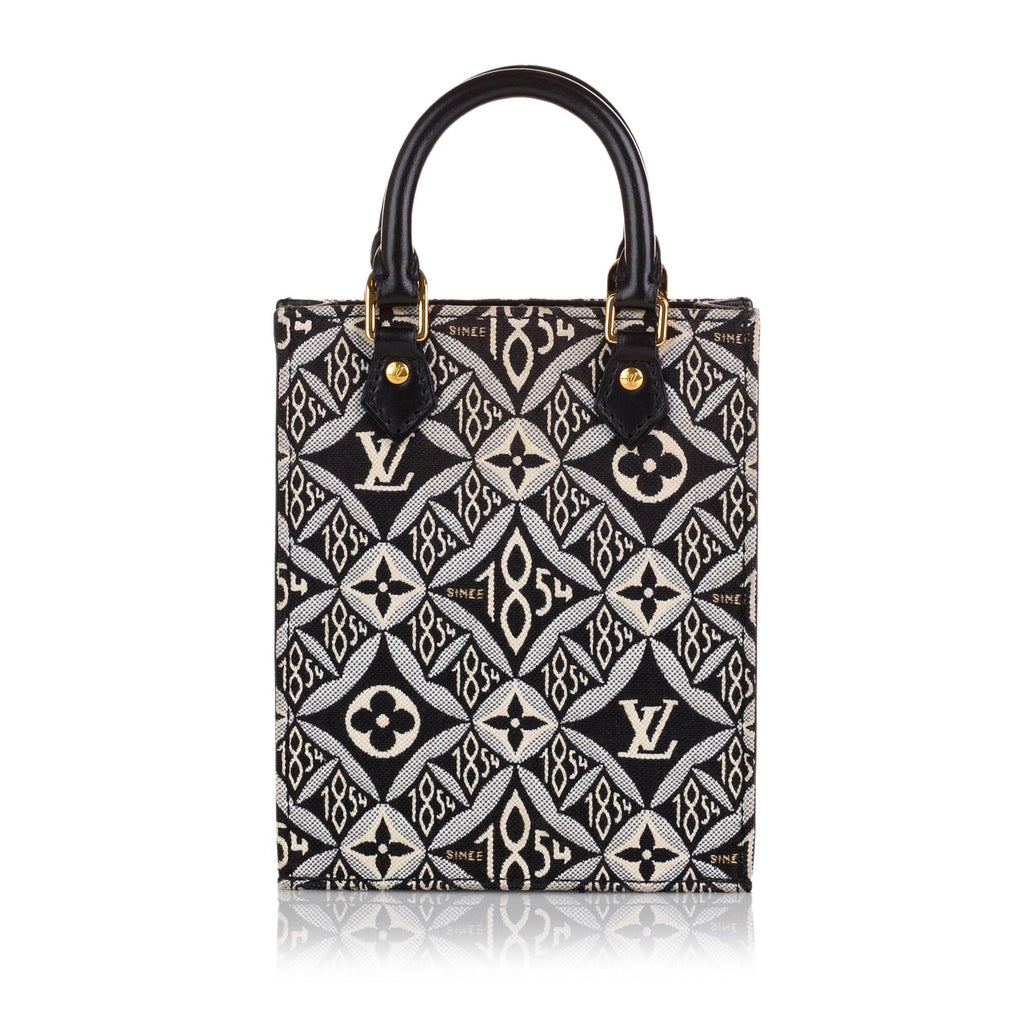 Louis Vuitton Pre-owned Monogram Small Sac Plat Handbag - Black