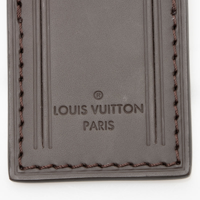 Louis Vuitton Leather Luggage Tag (SHF-22866) – LuxeDH