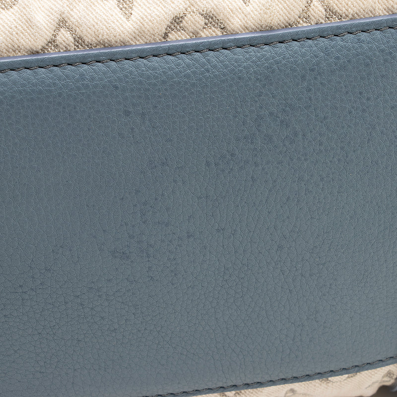 Louis Vuitton Limited Edition Blue Monogram Denim Speedy Round Bag -  ShopStyle